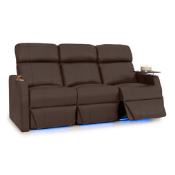 Sienna Italian Leather Spacesaver Home Theater Seating
