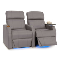 Sienna Italian Leather Spacesaver Home Theater Seating