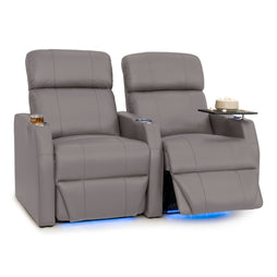 Sienna Italian Leather Spacesaver Home Theater Seating
