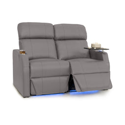 Sienna Italian Leather Spacesaver Home Theater Seating