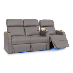 Sienna Italian Leather Spacesaver Home Theater Seating