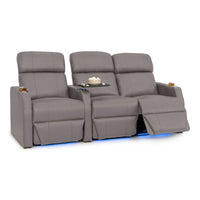Sienna Italian Leather Spacesaver Home Theater Seating