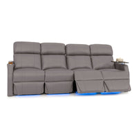 Sienna Italian Leather Spacesaver Home Theater Seating