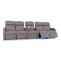 Sienna Italian Leather Spacesaver Home Theater Seating