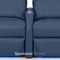Sienna Italian Leather Spacesaver Home Theater Seating Single Recliner