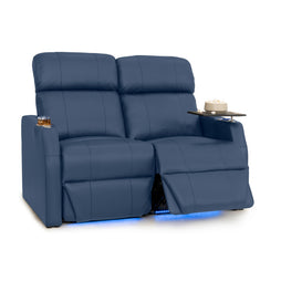 Sienna Italian Leather Spacesaver Home Theater Seating