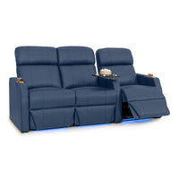 Sienna Italian Leather Spacesaver Home Theater Seating