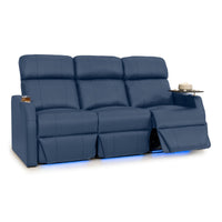 Sienna Italian Leather Spacesaver Home Theater Seating