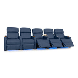 Sienna Italian Leather Spacesaver Home Theater Seating