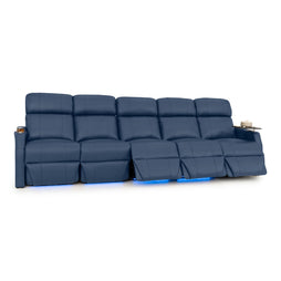 Sienna Italian Leather Spacesaver Home Theater Seating