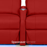 Sienna Italian Leather Spacesaver Home Theater Seating Single Recliner