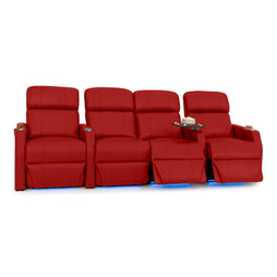 Sienna Italian Leather Spacesaver Home Theater Seating