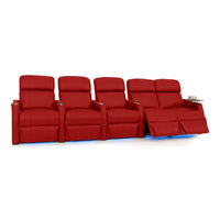 Sienna Italian Leather Spacesaver Home Theater Seating