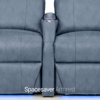 Sienna Italian Leather Spacesaver Home Theater Seating Single Recliner