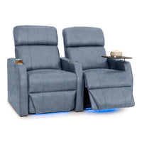 Sienna Italian Leather Spacesaver Home Theater Seating