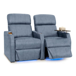 Sienna Italian Leather Spacesaver Home Theater Seating