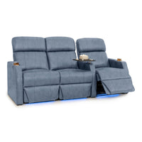 Sienna Italian Leather Spacesaver Home Theater Seating