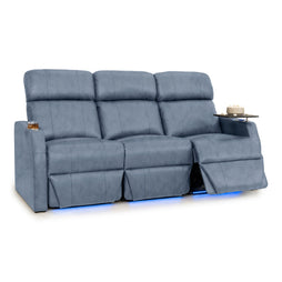 Sienna Italian Leather Spacesaver Home Theater Seating
