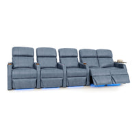 Sienna Italian Leather Spacesaver Home Theater Seating