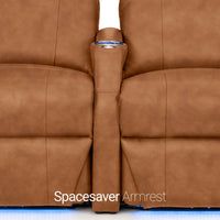 Sienna Italian Leather Spacesaver Home Theater Seating Single Recliner