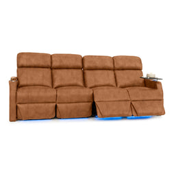 Sienna Italian Leather Spacesaver Home Theater Seating
