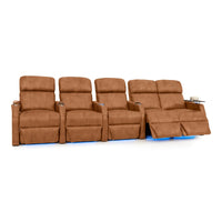 Sienna Italian Leather Spacesaver Home Theater Seating