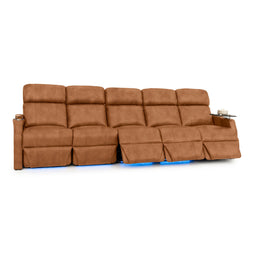 Sienna Italian Leather Spacesaver Home Theater Seating