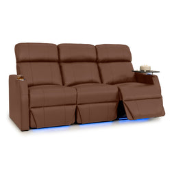 Sienna Italian Leather Spacesaver Home Theater Seating