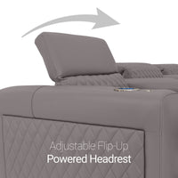 Diamante FX Flip-Up Headrest Single Recliner