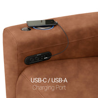 Diamante FX Flip-Up Headrest Single Recliner
