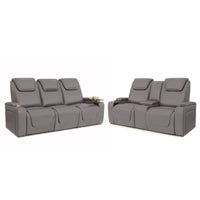 Seatcraft Colosseum Big & Tall Home Theater Sofa & Loveseat