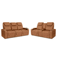 Seatcraft Colosseum Big & Tall Home Theater Sofa & Loveseat