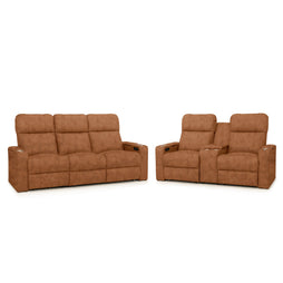 Seatcraft Octavius Big & Tall Home Theater Sofa & Loveseat