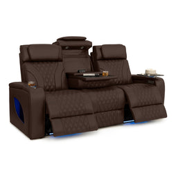 Armada LT HeatZeroᵀᴹ Italian Leather Home Theater Sofa