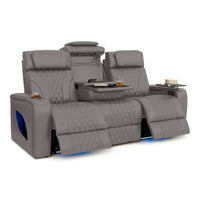 Armada LT HeatZeroᵀᴹ Italian Leather Home Theater Sofa