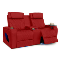 Armada LT HeatZeroᵀᴹ Italian Leather Home Theater Loveseat