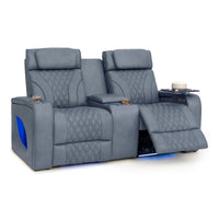 Armada LT HeatZeroᵀᴹ Italian Leather Home Theater Loveseat