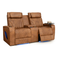 Armada LT HeatZeroᵀᴹ Italian Leather Home Theater Loveseat