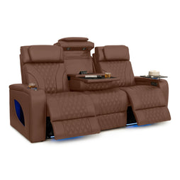 Armada LT HeatZeroᵀᴹ Italian Leather Home Theater Sofa