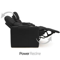 Venetian Italian Leather Home Theater Seating Single Recliner
