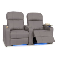 Venetian Italian Leather Home Theater Seating