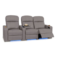 Venetian Italian Leather Home Theater Seating