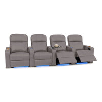 Venetian Italian Leather Home Theater Seating
