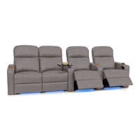 Venetian Italian Leather Home Theater Seating