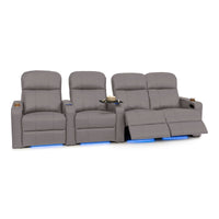 Venetian Italian Leather Home Theater Seating