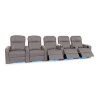 Venetian Italian Leather Home Theater Seating