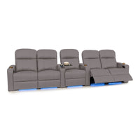 Venetian Italian Leather Home Theater Seating
