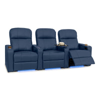 Venetian Italian Leather Home Theater Seating