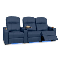 Venetian Italian Leather Home Theater Seating