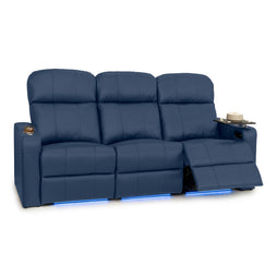 Venetian Italian Leather Home Theater Seating